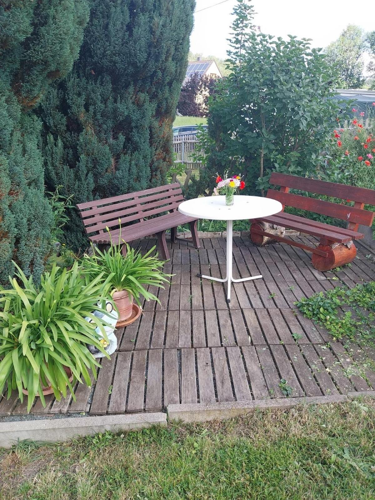 Ferienwohnung Einsiedel Chemnitz Buitenkant foto